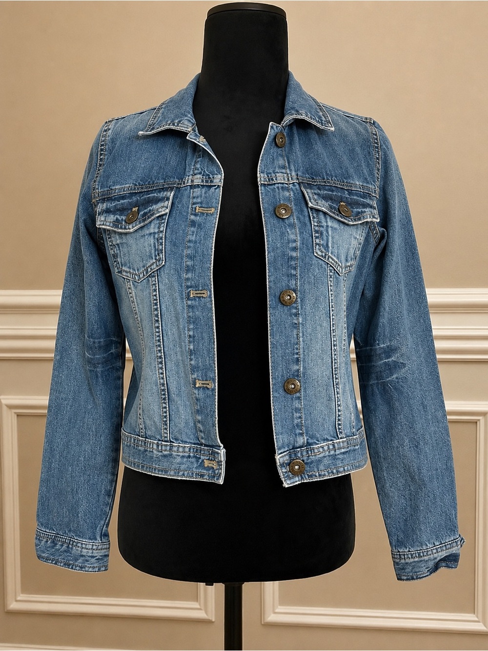 Girls MUDD Blue Denim Jacket Size 16